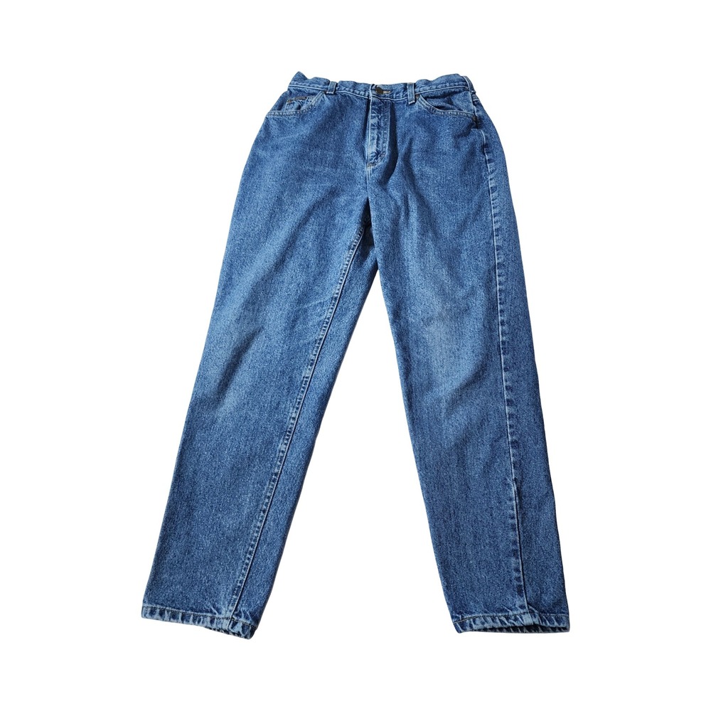 Riders by Lee Vintage High Waisted Mom Jeans Medium Wash Blue Size 14 MED 29x28